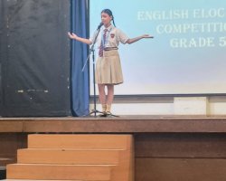 English Elocution Competition STD 5